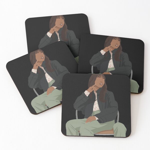 Item preview, Ayo Edebiri Lineless Illustration designed and sold by dsxclothing.