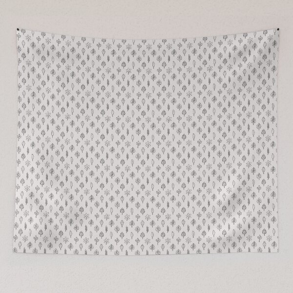 Item preview, Simple Line Leaf Pattern designed and sold by AshfulArt.