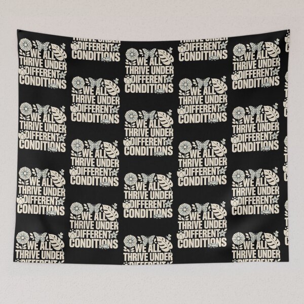 Item preview, We All Thrive Under Different Conditions Neurodiversity designed and sold by Redgiant87x.