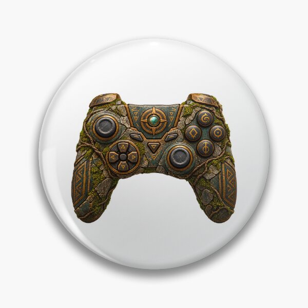 Item preview, Ancient Relic Game Controller – Lost Civilization Gaming Art designed and sold by builtforyou.