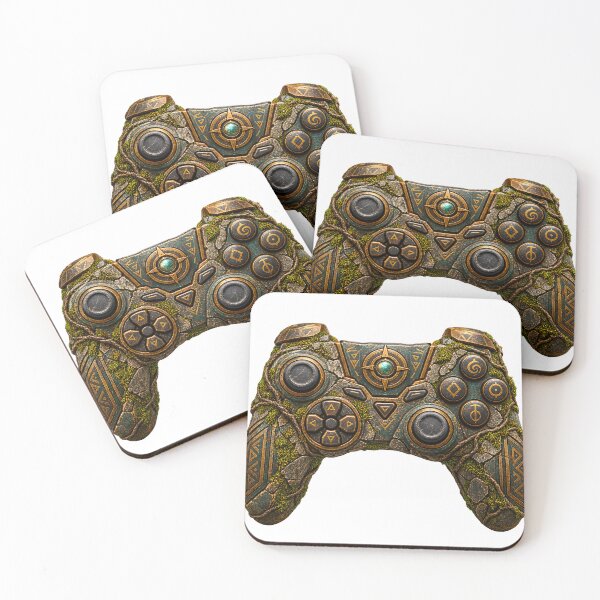 Item preview, Ancient Relic Game Controller – Lost Civilization Gaming Art designed and sold by builtforyou.