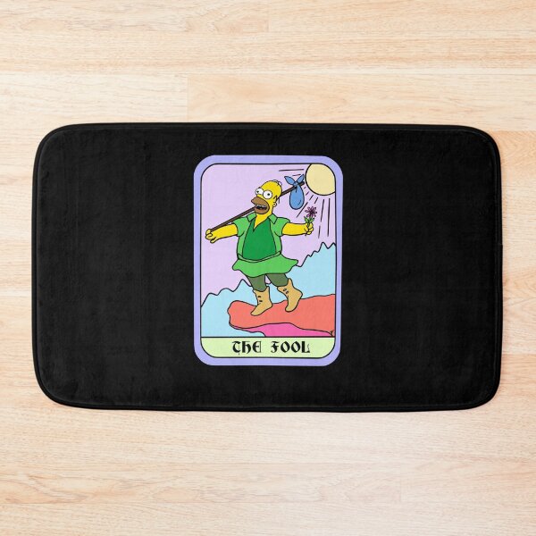 Item preview, The Fool Card - Black Background  designed and sold by The Abysmall.