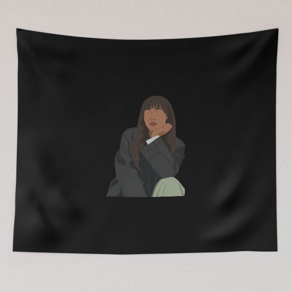 Item preview, Ayo Edebiri Lineless Illustration designed and sold by dsxclothing.