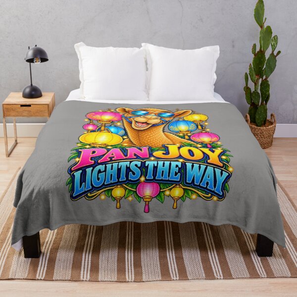 Item preview,  PAN JOY LIGHTS THE WAY – Pan Pride Glow Pride Camel – Funny Camel T-Shirt Animal Graphic Camel T-Shirt designed and sold by Camel & Quirk.