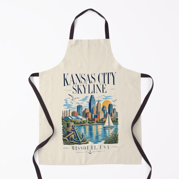 Item preview, Kansas City Skyline, Kansas City, USA [Vintage Illustration] designed and sold by elektronen.