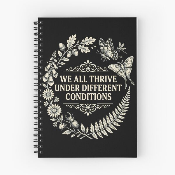 Item preview, We All Thrive Under Different Conditions Botanical Autism Awareness designed and sold by Redgiant87x.