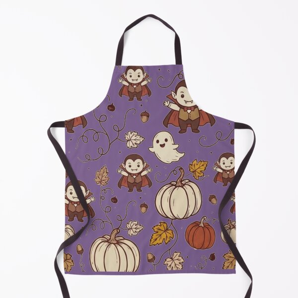 Item preview, Cute Vampires Ghosts Pumpkins Halloween Pattern designed and sold by The-NOKU-Co.