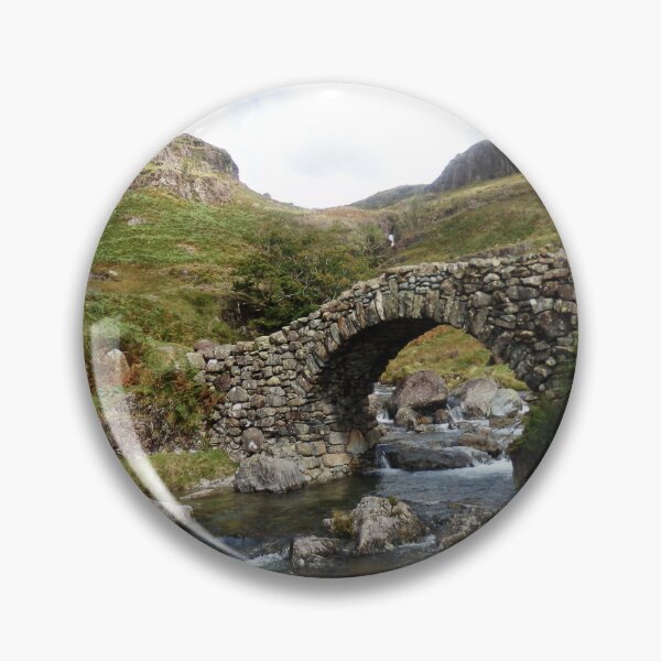 Item preview, Stone Bridge and Mountains in Lake District designed and sold by Tearfulmop.