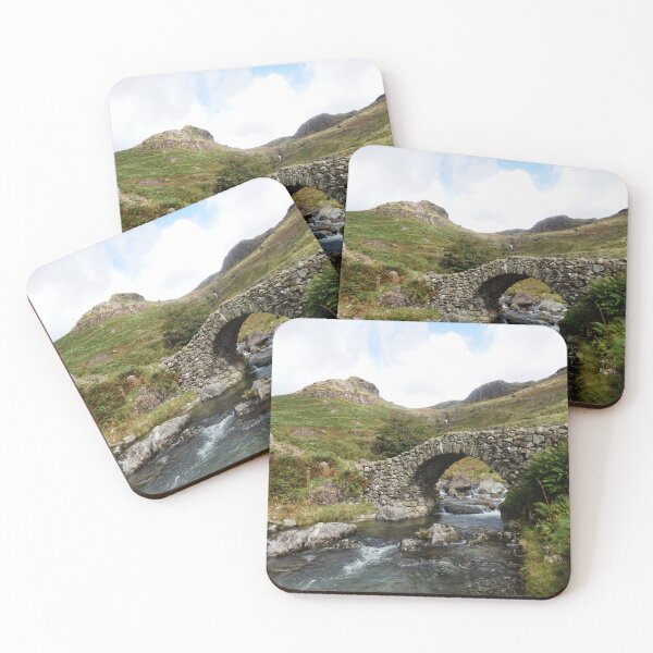 Item preview, Stone Bridge and Mountains in Lake District designed and sold by Tearfulmop.