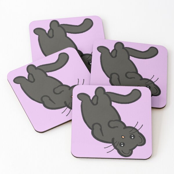 Item preview, Black Cat on Back designed and sold by ClarissaDoodles.