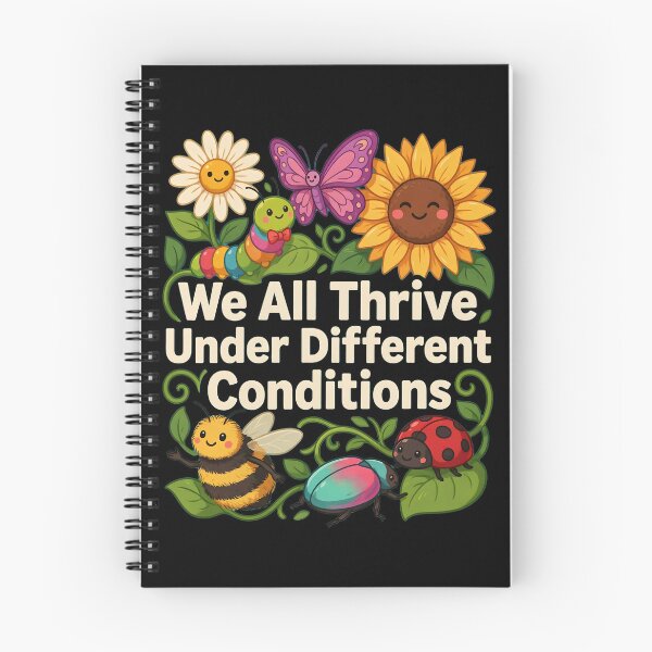 Item preview, We All Thrive Under Different Conditions Neurodiversity Awareness designed and sold by Redgiant87x.