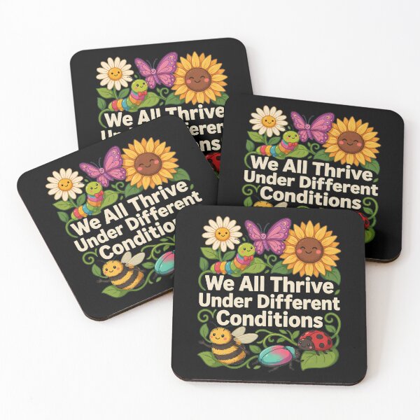 Item preview, We All Thrive Under Different Conditions Neurodiversity Awareness designed and sold by Redgiant87x.
