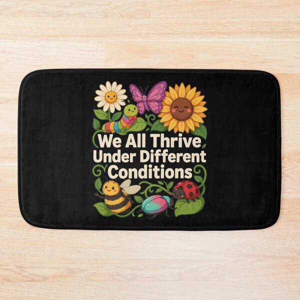 Item preview, We All Thrive Under Different Conditions Neurodiversity Awareness designed and sold by Redgiant87x.