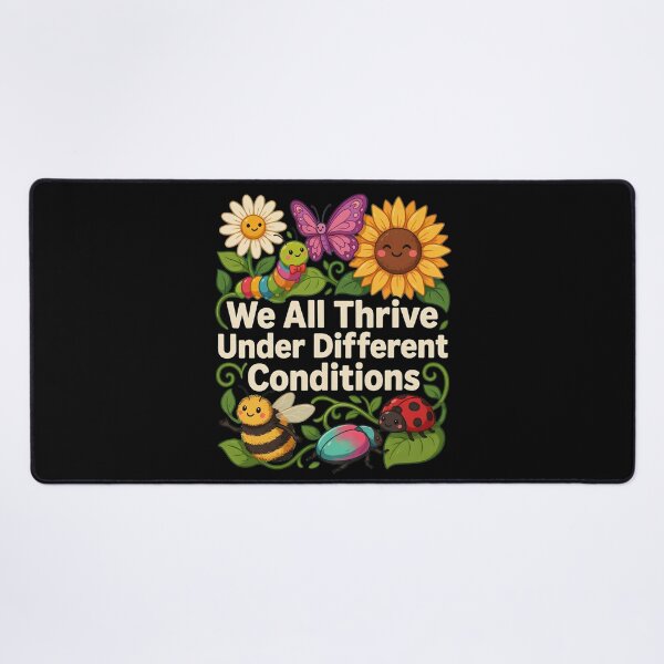 Item preview, We All Thrive Under Different Conditions Neurodiversity Awareness designed and sold by Redgiant87x.