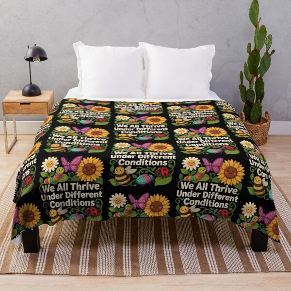 Item preview, We All Thrive Under Different Conditions Neurodiversity Awareness designed and sold by Redgiant87x.