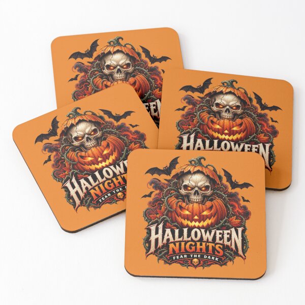 Item preview, Dark Pumpkin Skull Halloween Horror designed and sold by PrintBreeze.