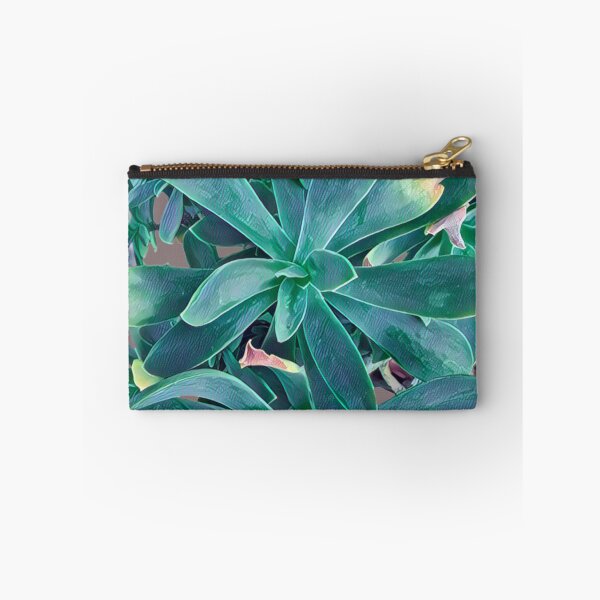 Item preview, Teal Succulent Rosette - Stylized Botanical Art designed and sold by BalkanBloomArt.
