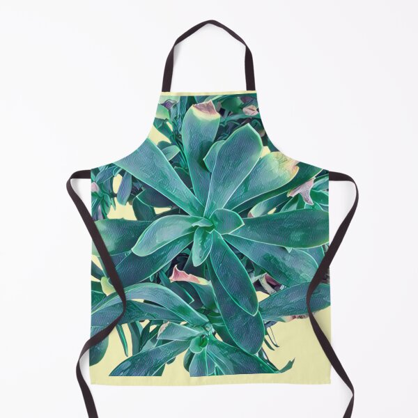 Item preview, Teal Succulent Rosette - Stylized Botanical Art designed and sold by BalkanBloomArt.