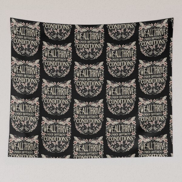 Item preview, We All Thrive Under Different Conditions Botanical Neurodiversity designed and sold by Redgiant87x.