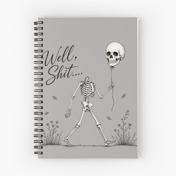 Item preview, Skeleton Well Shit, Funny Skeleton Shirt For Halloween designed and sold by MalwasBasket.
