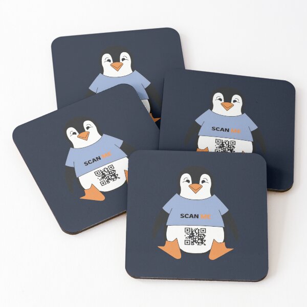 Item preview, Funny QR Scan Me Penguin Tech Gift designed and sold by SkymarArt.