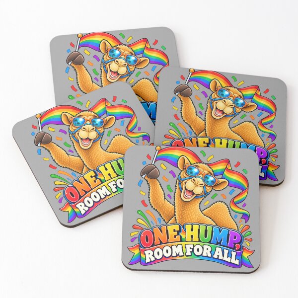 Item preview, ONE HUMP, ROOM FOR ALL – Pride Parade Leader Pride Camel – Funny Animal T-Shirt Gift for Animal Lovers designed and sold by Camel & Quirk.
