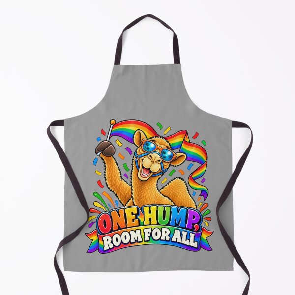Item preview, ONE HUMP, ROOM FOR ALL – Pride Parade Leader Pride Camel – Funny Animal T-Shirt Gift for Animal Lovers designed and sold by Camel & Quirk.