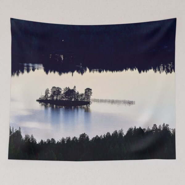 Item preview, Island in blue. Kuusamo sunset designed and sold by Jouko Lehto Photography.