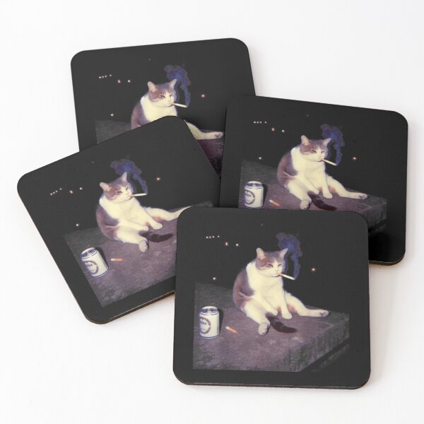 Item preview, Smoking Cat Meme designed and sold by framiorville.
