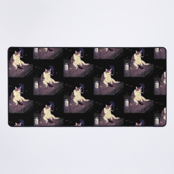 Item preview, Smoking Cat Meme designed and sold by framiorville.