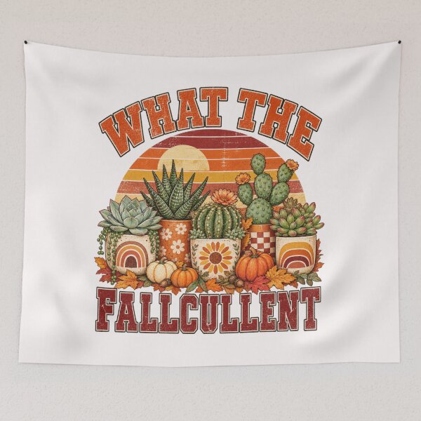 Item preview, What the Fallcullent Retro Fall Succulent Cactus designed and sold by Yellowriversss.