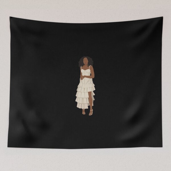 Item preview, Ayo Edebiri Lineless Illustration designed and sold by dsxclothing.