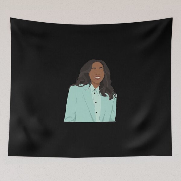 Item preview, Ayo Edebiri Lineless Illustration designed and sold by dsxclothing.