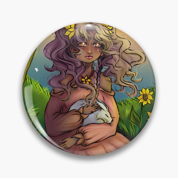 Item preview, Magical Elf with Bunny at Sunset - Golden Hour Elf & Bunny designed and sold by Bereeliart.