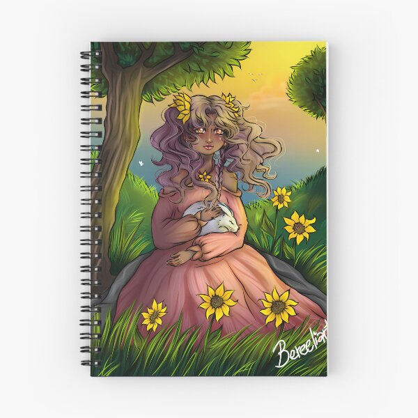 Item preview, Magical Elf with Bunny at Sunset - Golden Hour Elf & Bunny designed and sold by Bereeliart.