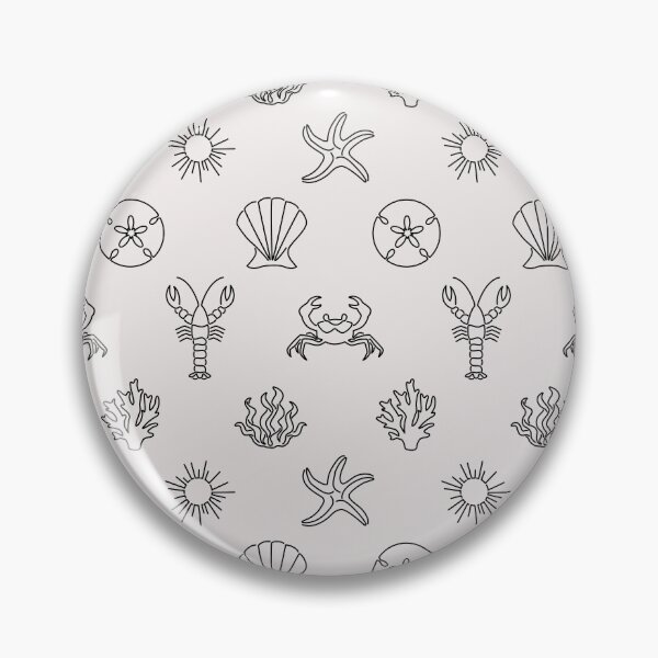 Item preview, Simple Line Ocean Pattern designed and sold by AshfulArt.