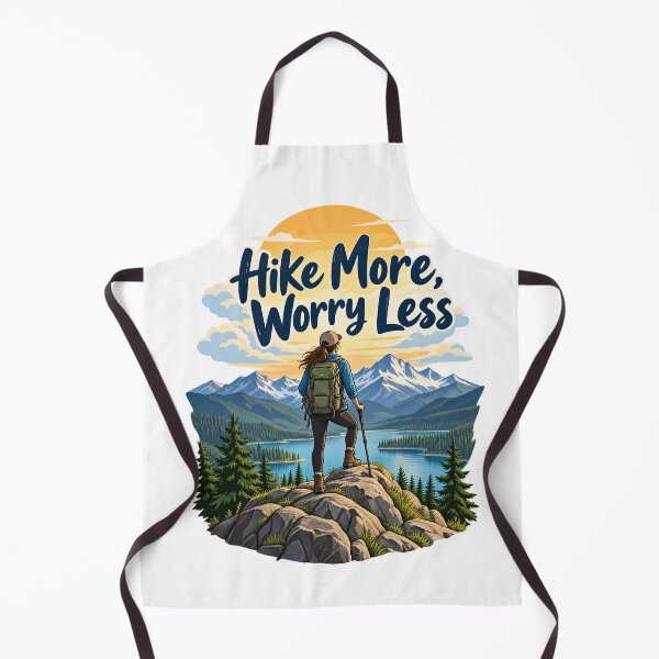 Item preview, Hike More, Worry Less designed and sold by Mystik-Media.
