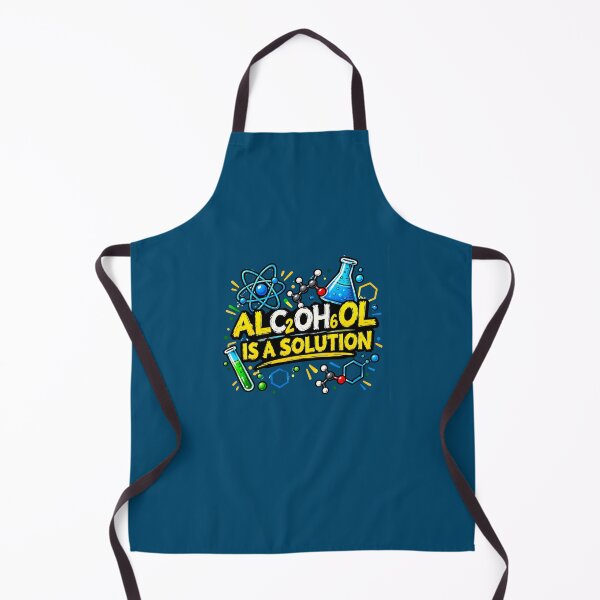 Item preview, Alcohol 60% Is a Solution – Funny Chemistry Pun | Science Geek Gift designed and sold by TerradVents.