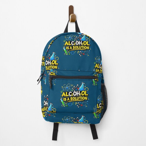 Item preview, Alcohol 60% Is a Solution – Funny Chemistry Pun | Science Geek Gift designed and sold by TerradVents.