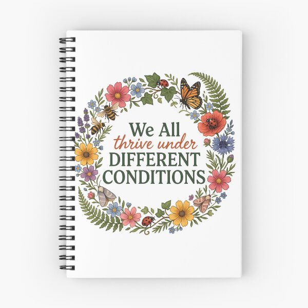 Item preview, We All Thrive Under Different Conditions Botanical Awareness designed and sold by Redgiant87x.