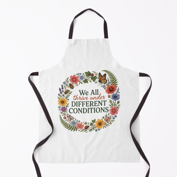 Item preview, We All Thrive Under Different Conditions Botanical Awareness designed and sold by Redgiant87x.
