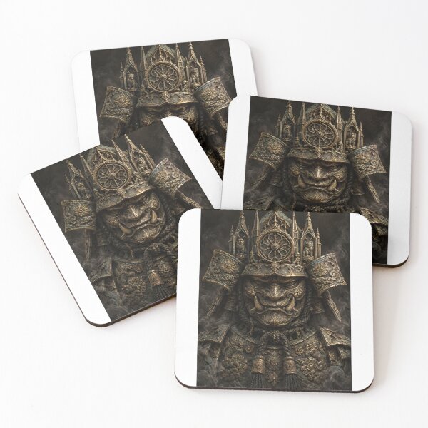 Item preview, Cathedral Crown Oni Samurai in Bronze Armor designed and sold by MouradStudio.