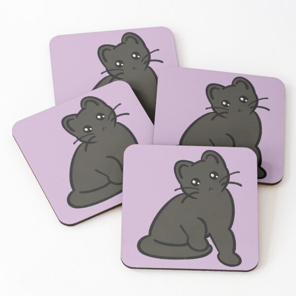 Item preview, Sitting Black Cat designed and sold by ClarissaDoodles.