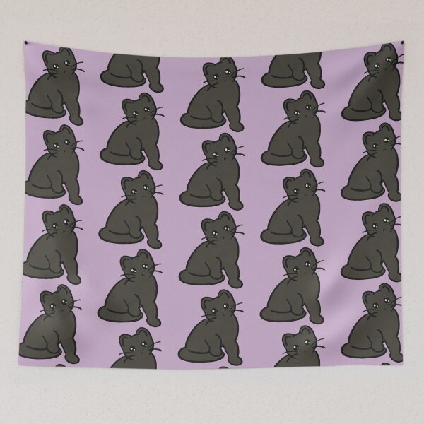 Item preview, Sitting Black Cat designed and sold by ClarissaDoodles.