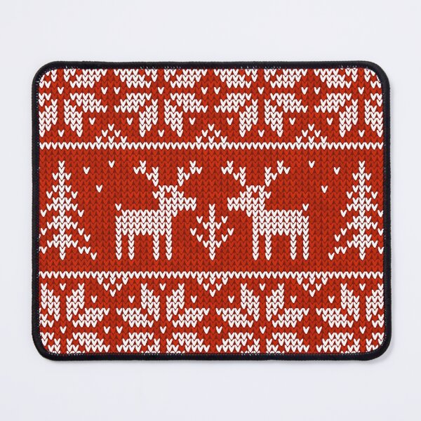 Item preview, Red sweater with deers designed and sold by Art of Sun.