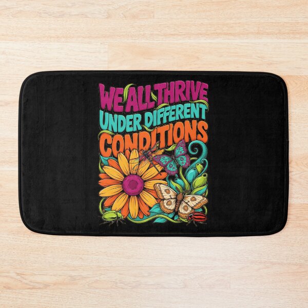 Item preview, We All Thrive Under Different Conditions Neurodiversity Awareness designed and sold by Redgiant87x.