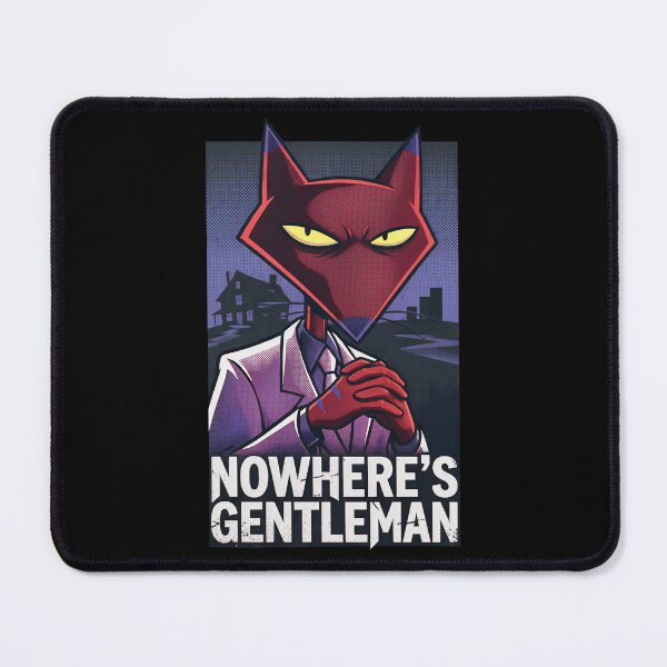 Item preview, Nowhere's Gentleman Katz Retro Cartoon Villain Pop Art designed and sold by CuteKats.
