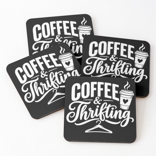 Item preview, Cool Thrift Store Coffee and Thrifting Lover Vintage Shopping Design designed and sold by Trendably.