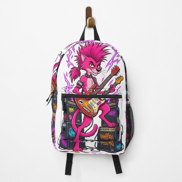 Item preview, Punk Cat Double Guitar Riot designed and sold by JanRizz.