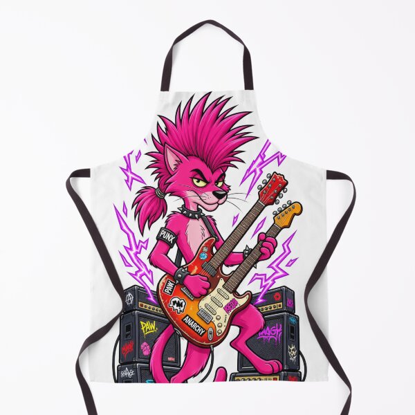 Item preview, Punk Cat Double Guitar Riot designed and sold by JanRizz.